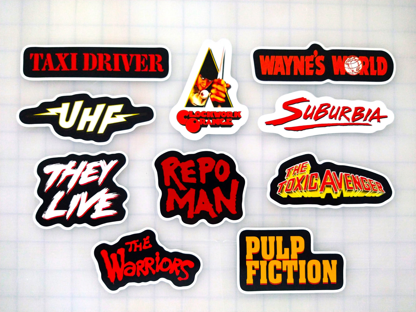 Classic Movie Sticker Pack (10 Stickers) Set 4