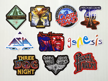 Classic Rock Sticker Pack (10 Stickers) Set 13