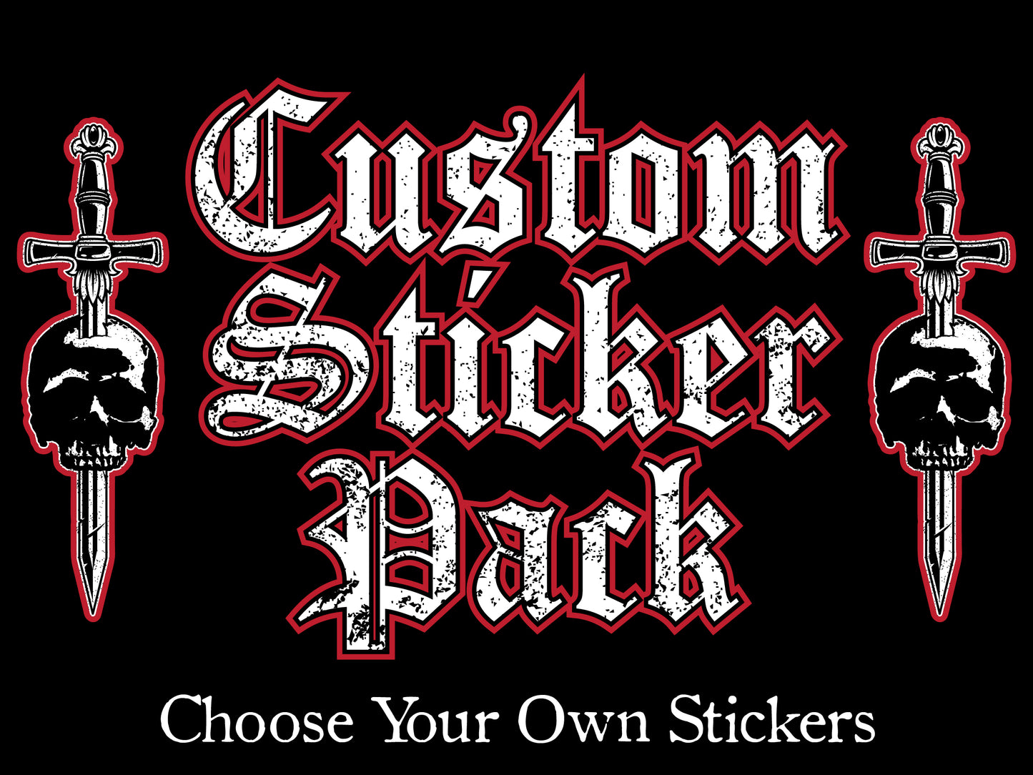 Custom Sticker Pack (10 Stickers) OVER 3000 DESIGNS AVAILABLE!
