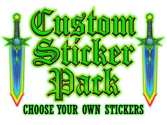 Custom Sticker Pack (10 Stickers) OVER 4,000 DESIGNS AVAILABLE!