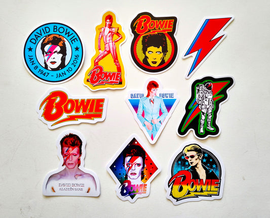 David Bowie Sticker Pack (10 Stickers)