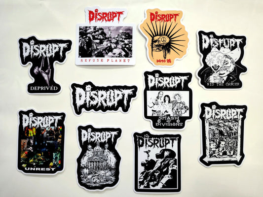 Disrupt Sticker Pack (10 Stickers)