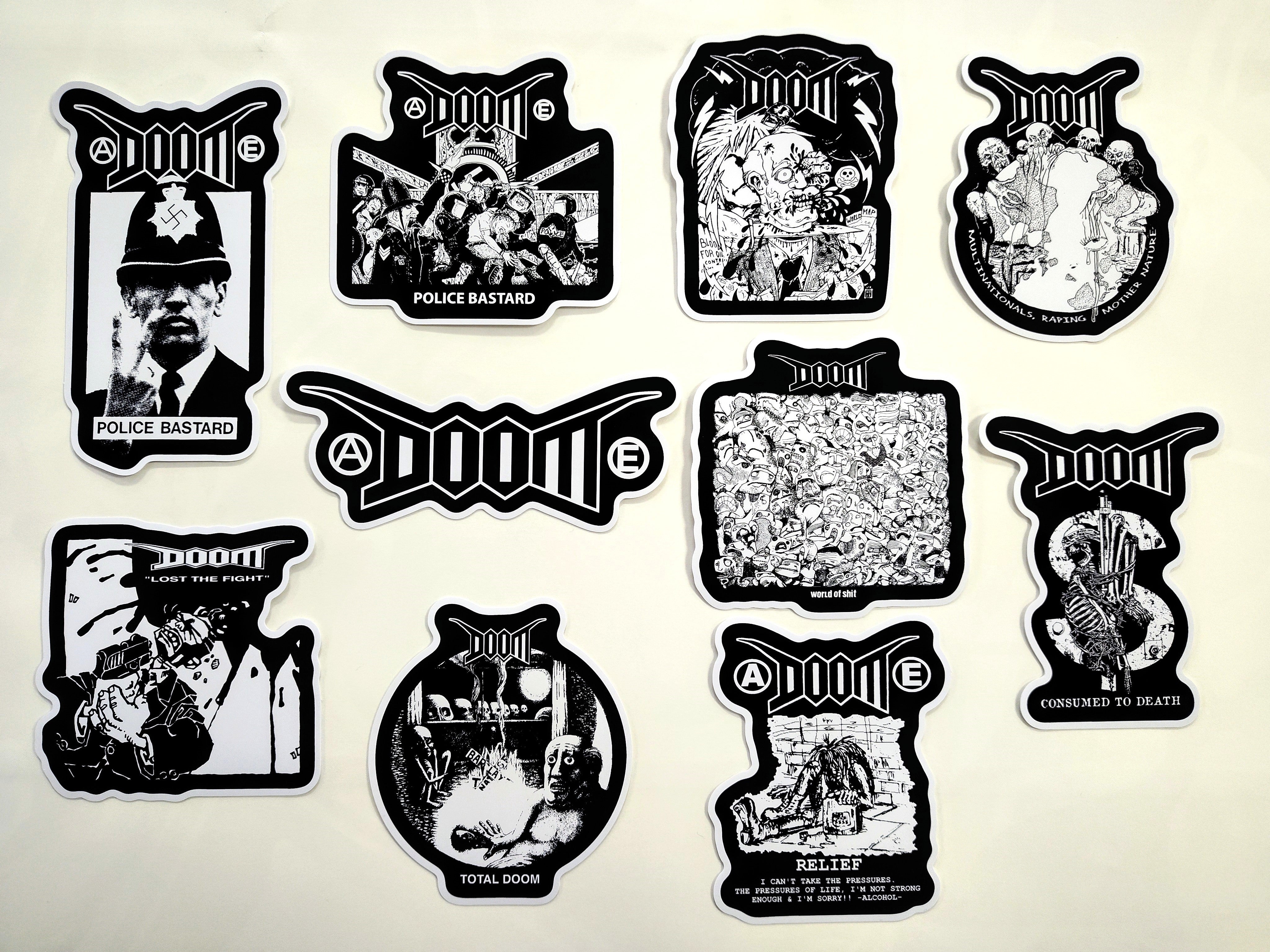 Doom Sticker Pack (10 Stickers) – Omni-Cult