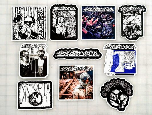 Dystopia Sticker Pack (10 Stickers)