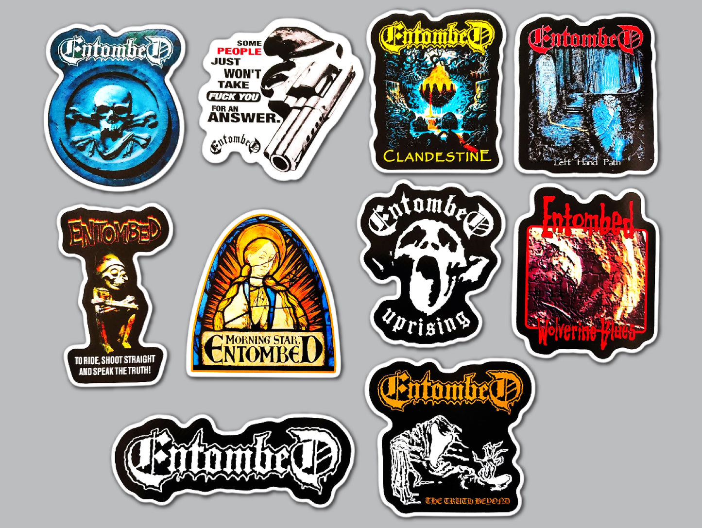 Entombed Sticker Pack (10 Stickers)