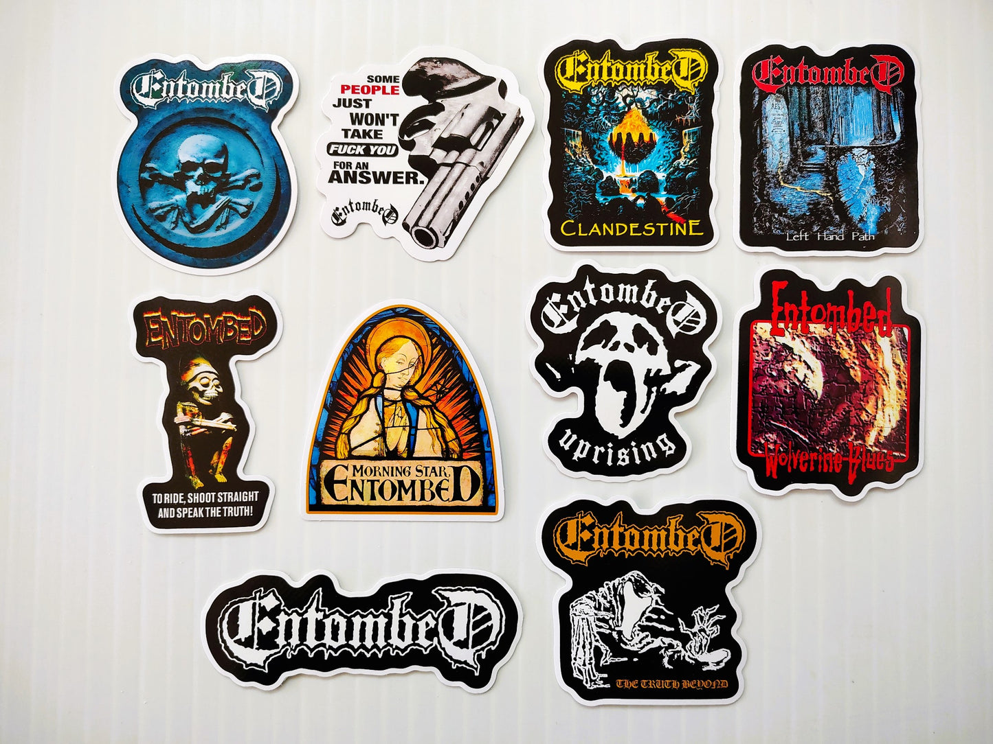 Entombed Sticker Pack (10 Stickers)