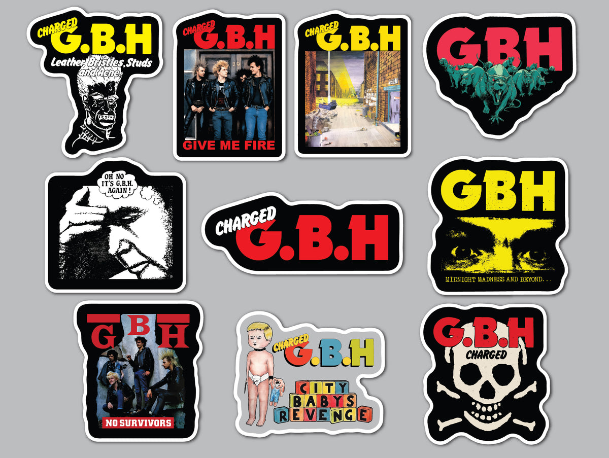 Charged GBH Sticker Pack (10 Stickers)