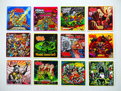 Ghoul Album Cover Sticker Pack (12 Stickers)