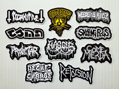Grindcore Sticker Pack (10 Stickers) SET 8
