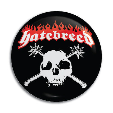 Hatebreed (Skull And Crossbones) 1" Button / Pin / Badge