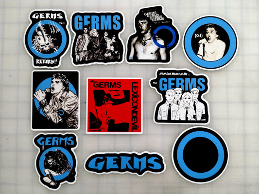 Germs Sticker Pack (10 Stickers)