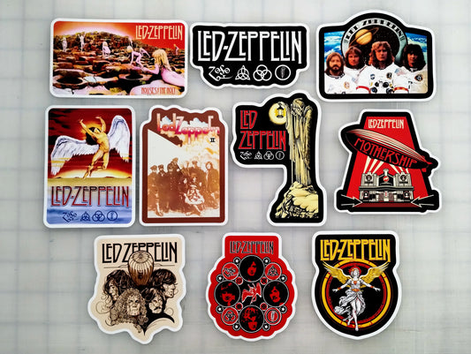 Led Zeppelin Sticker Pack (10 Stickers)