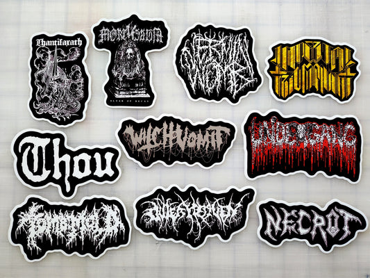 Voidgrind / Death Metal Sticker Pack (10 Stickers)