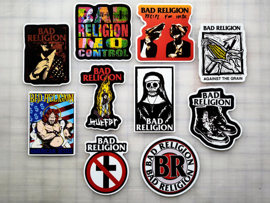 Bad Religion Sticker Pack (10 Stickers)