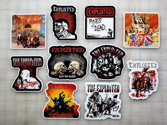 The Exploited Sticker Pack (10 Stickers)