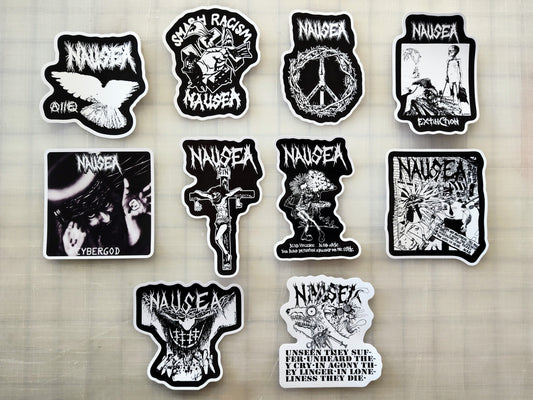 Nausea Sticker Pack (10 Stickers)