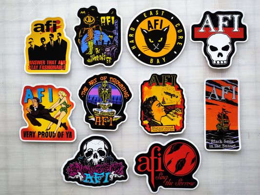 AFI Sticker Pack (10 Stickers)