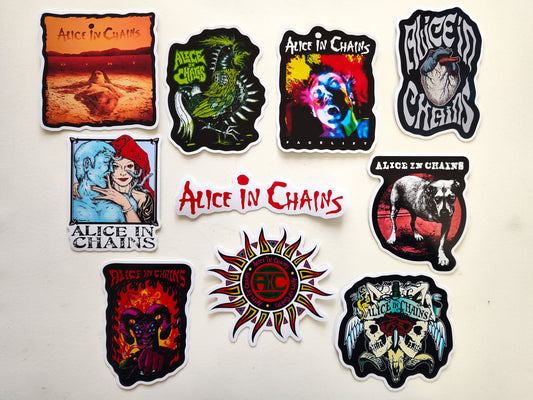 Alice In Chains Sticker Pack (10 Stickers)