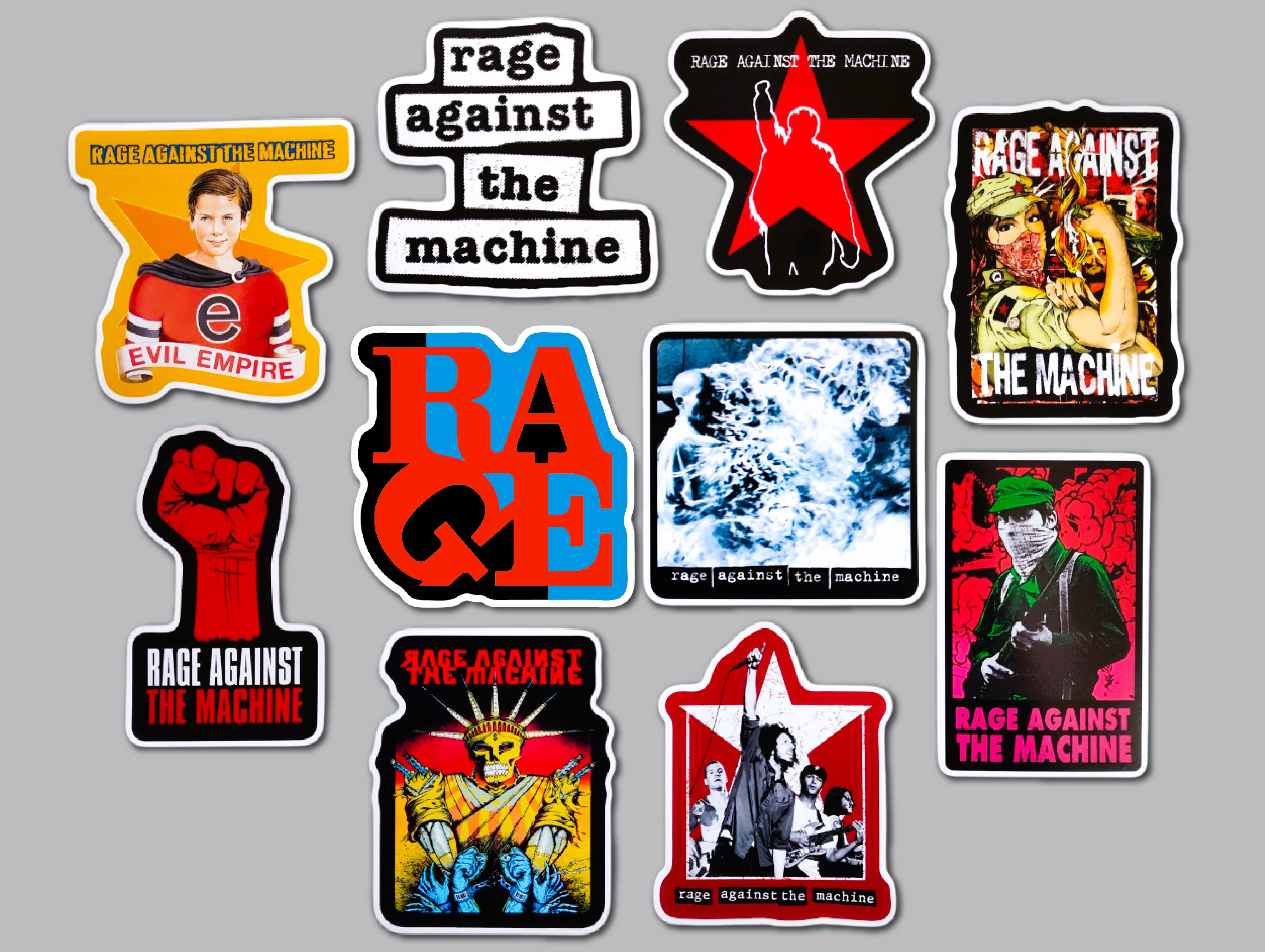 RAGE AGAINST THE MACHINE ステッカー付き Rage Against the Machine Band Pic Sticker – NH Vintage Vinyl