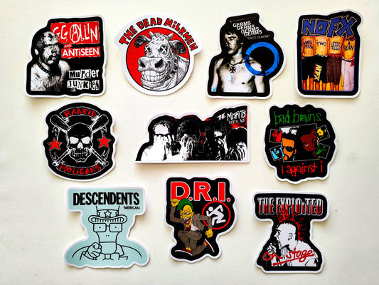 Punk Sticker Pack (10 Stickers) SET 23