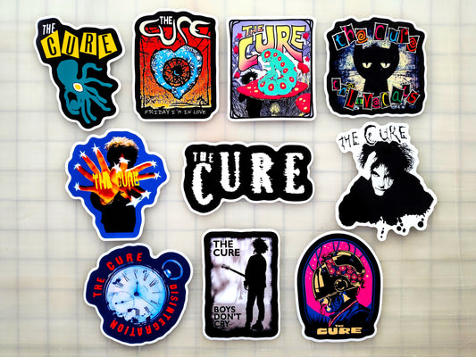The Cure Sticker Pack (10 Stickers)