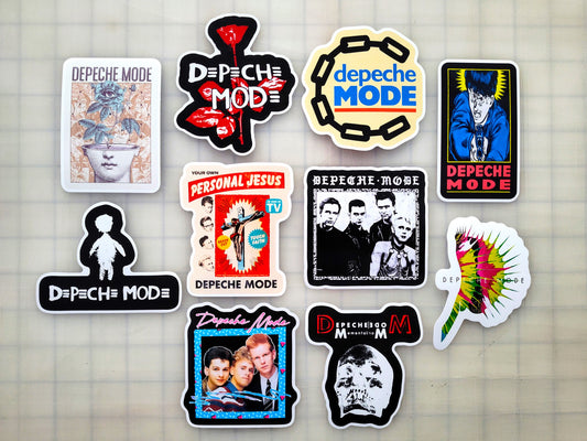 Depeche Mode Sticker Pack (10 Stickers)