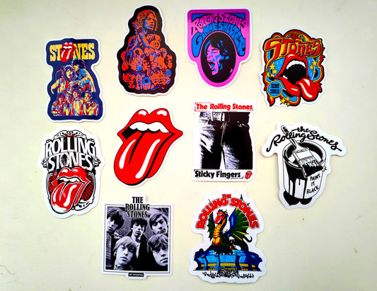 Rolling Stones Sticker Pack (10 Stickers)