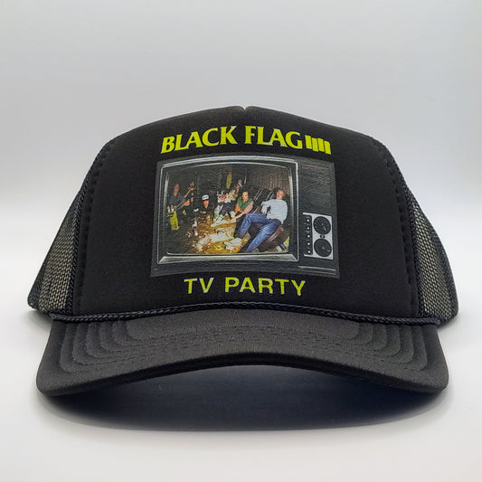 Black Flag - TV Party Trucker Hat