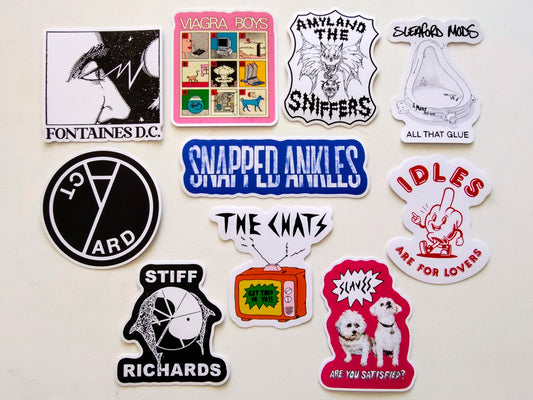Post-Punk Revival Sticker Pack (10 Stickers) SET 2
