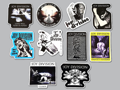 Joy Division Sticker Pack (10 Stickers)
