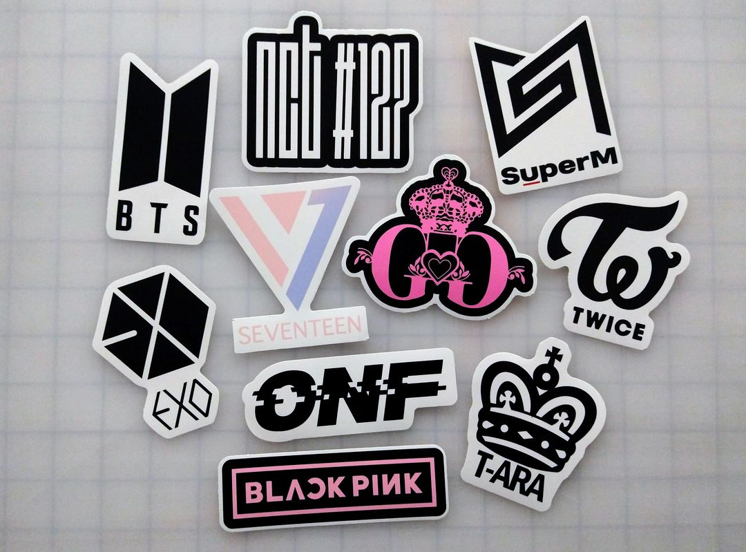 K-Pop Sticker Pack (10 Stickers)