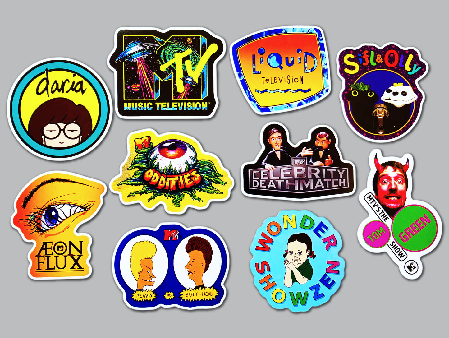 MTV Sticker Pack (10 Stickers) SET 2