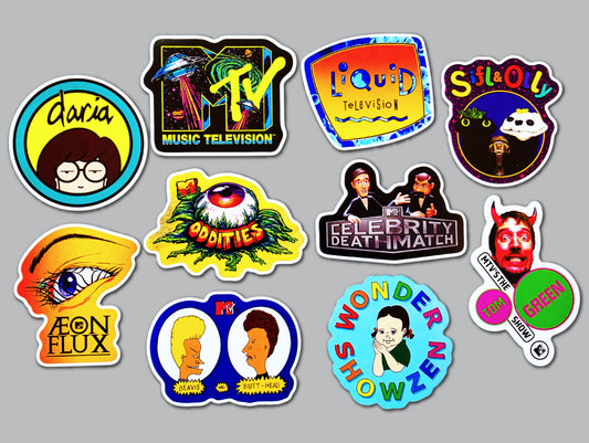 MTV Sticker Pack (10 Stickers) SET 2