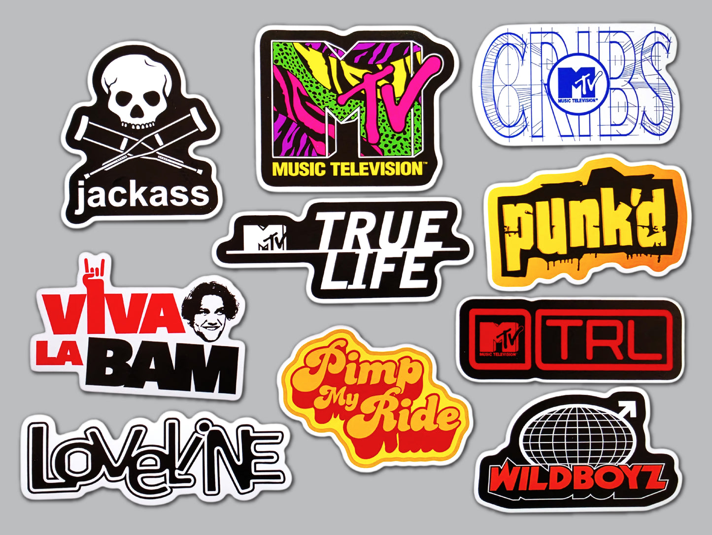 MTV Sticker Pack (10 Stickers) SET 3