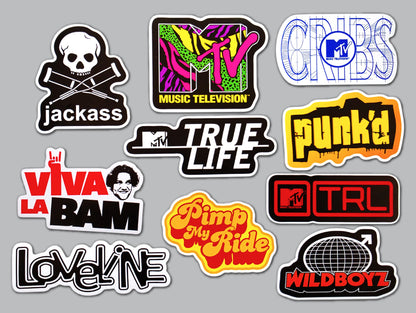 MTV Sticker Pack (10 Stickers) SET 3