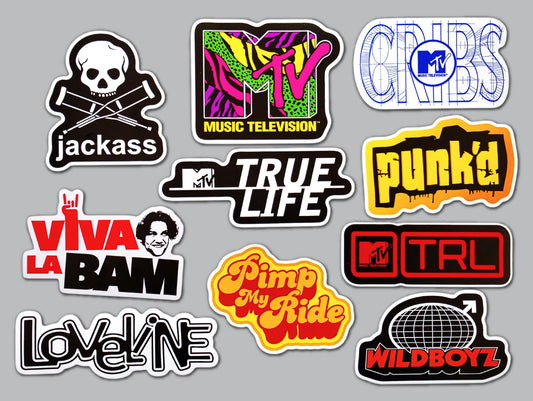 MTV Sticker Pack (10 Stickers) SET 3