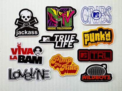MTV Sticker Pack (10 Stickers) SET 3