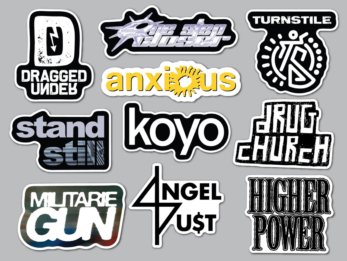 Melodic Hardcore Sticker Pack (10 Stickers) SET 2