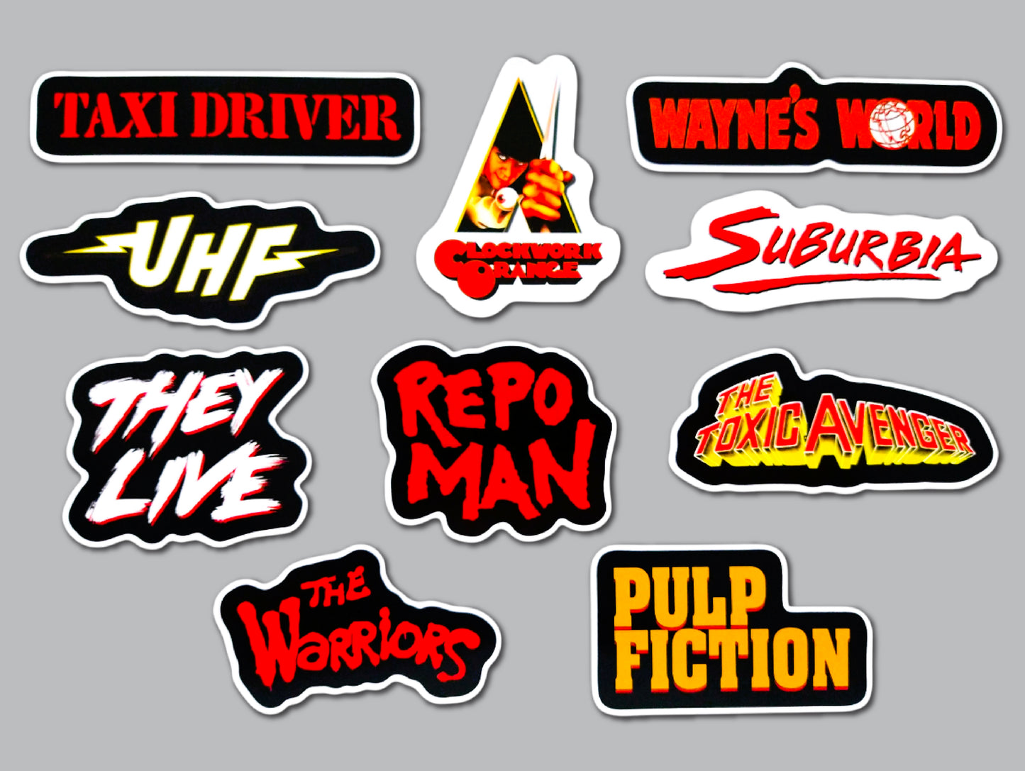 Classic Movie Sticker Pack (10 Stickers) Set 4
