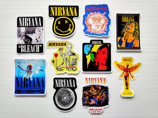 Nirvana Sticker Pack (10 Stickers)