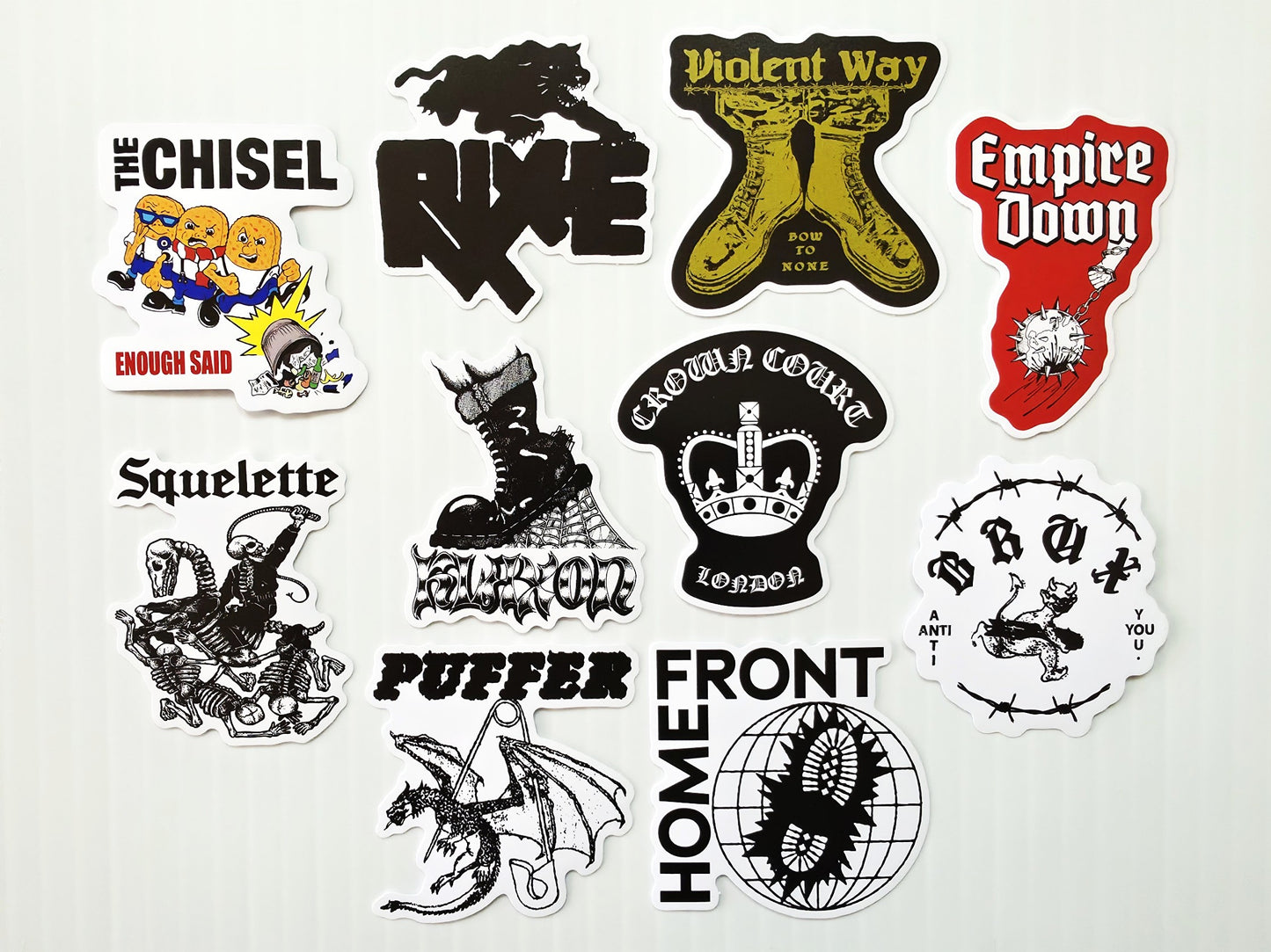 Oi! Street Punk Sticker Pack (10 Stickers) SET 4