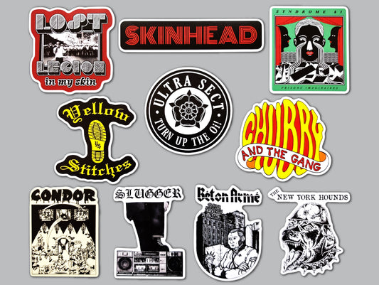 Oi! Street Punk Sticker Pack (10 Stickers) SET 5