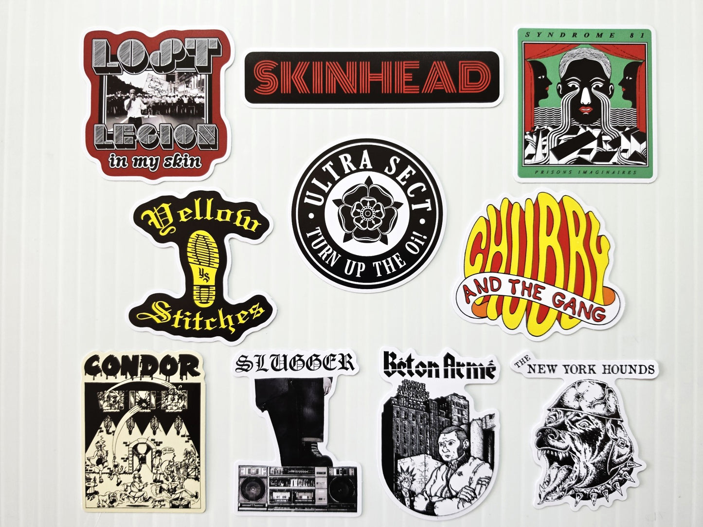 Oi! Street Punk Sticker Pack (10 Stickers) SET 5