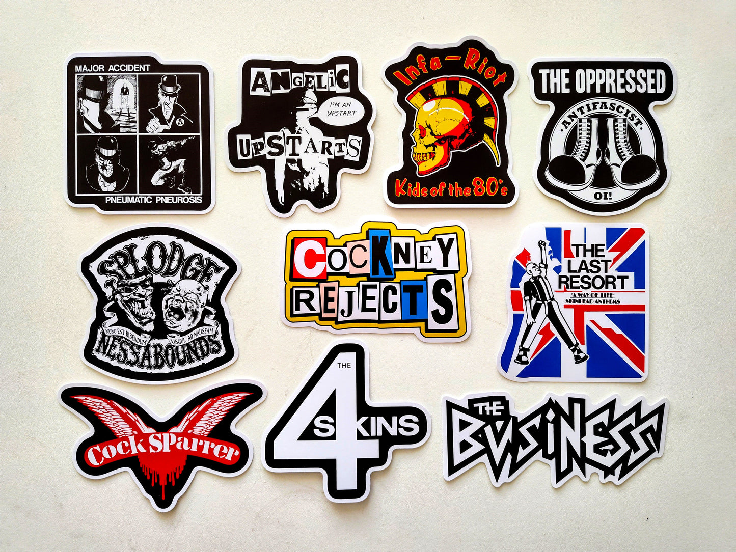 Oi! Street Punk Sticker Pack (10 Stickers) SET 1