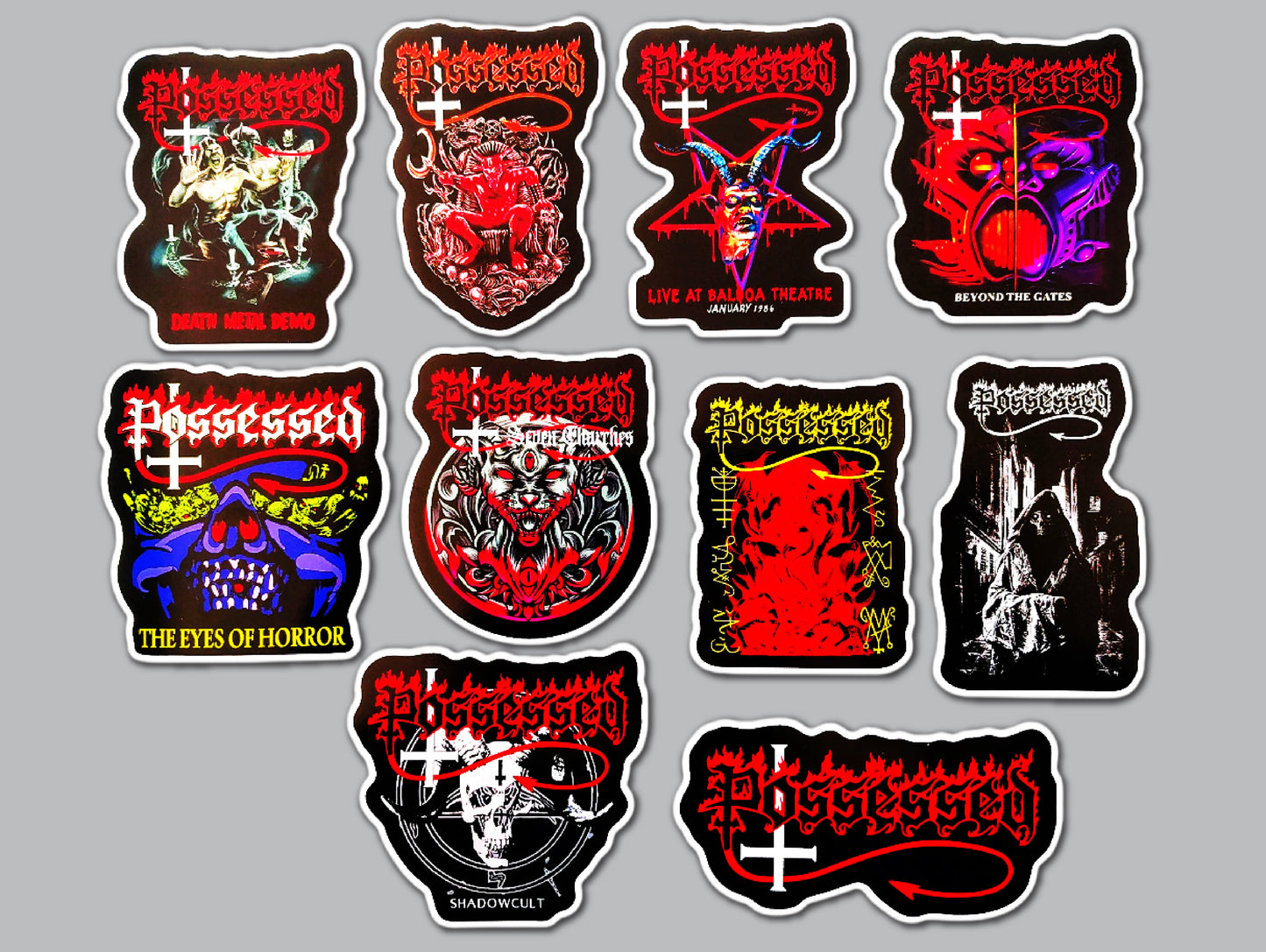 Possessed Sticker Pack (10 Stickers)