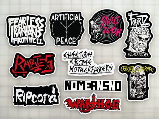 Punk Sticker Pack (10 Stickers) SET 15