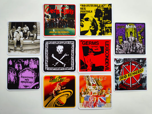 Punk Sticker Pack (10 Stickers) SET 16