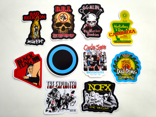 Punk Sticker Pack (10 Stickers) SET 18