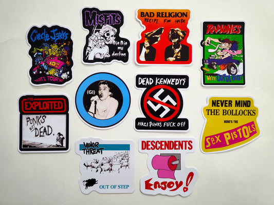 Punk Sticker Pack (10 Stickers) SET 20