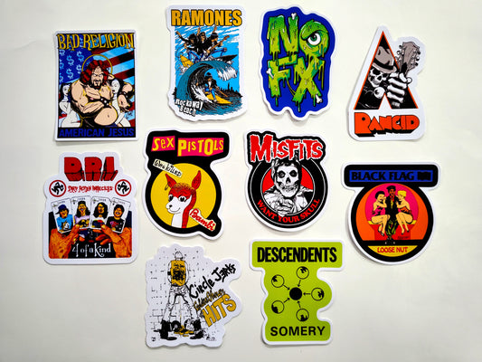 Punk Sticker Pack (10 Stickers) SET 21